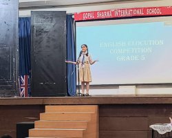 English Elocution Competition STD 5